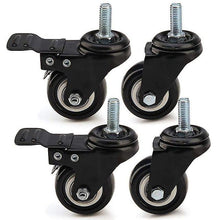 Load image into Gallery viewer, 4Pcs Heavy Duty Caster Wheels with Brake