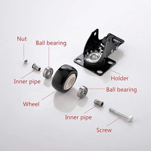 Load image into Gallery viewer, 4Pcs Heavy Duty Caster Wheels with Brake
