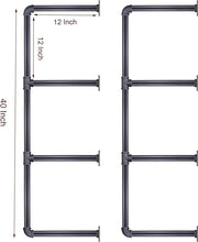 Load image into Gallery viewer, E-shape Open Shelf Frame - 3 tier
