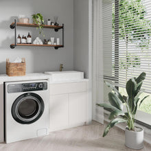 Load image into Gallery viewer, 2-Tier Open Black Pipe Shelving Kit