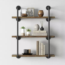 Load image into Gallery viewer, Industrial Pipe Shelf - 3 Tier