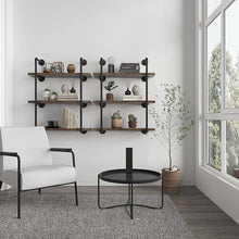 Load image into Gallery viewer, Industrial Pipe Shelf - 3 Tier