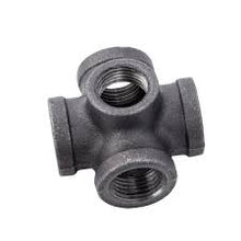 Load image into Gallery viewer, Black side outlet cross 5-way