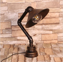 Load image into Gallery viewer, Bronze Table Lamp with Hood
