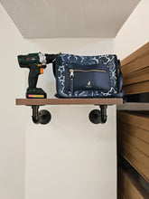 Load image into Gallery viewer, Pipe Shelf Bracket and Wood
