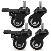 Load image into Gallery viewer, 4Pcs Heavy Duty Caster Wheels with Brake
