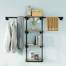 Load image into Gallery viewer, 4 Tier Shelf with Side Space
