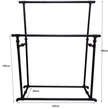 Load image into Gallery viewer, Double Bar Clothing Stand
