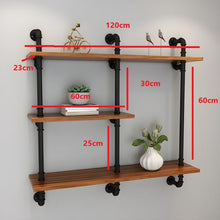 Load image into Gallery viewer, Rustic Metal Floating Shelf
