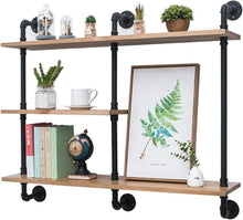 Load image into Gallery viewer, Rustic Metal Floating Shelf
