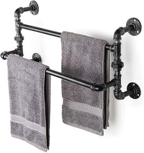 Load image into Gallery viewer, Towel Rack with Double Towel Holder
