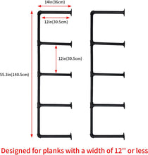 Load image into Gallery viewer, E-shape Open Shelf Frame - 4 tier
