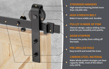 Load image into Gallery viewer, Barn Door Hardware Kit 2m
