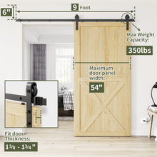 Load image into Gallery viewer, Barn Door Hardware Kit 2m
