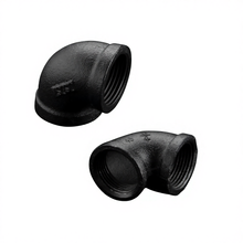 Load image into Gallery viewer, 90° bend elbow Black cast iron
