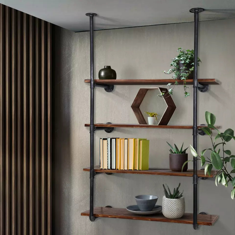 4-tier Roof/Ceiling Mounted Shelving Unit