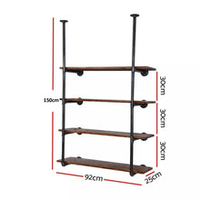 Load image into Gallery viewer, 4-tier Roof/Ceiling Mounted Shelving Unit
