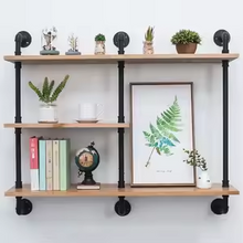 Load image into Gallery viewer, Rustic Metal Floating Shelf
