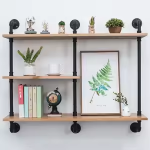 Rustic Metal Floating Shelf