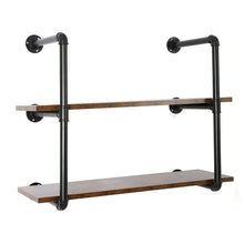 Load image into Gallery viewer, Industrial Pipe Shelf - 2 Tier
