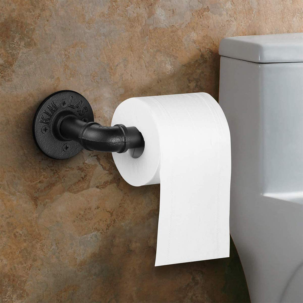 Industrial Rustic Pipe Toilet Paper Holder
