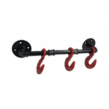 Load image into Gallery viewer, Vintage Heavy Industrial Hook with Pipe Set
